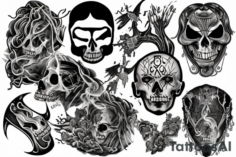 xo logo showing intense internal pain tattoo idea