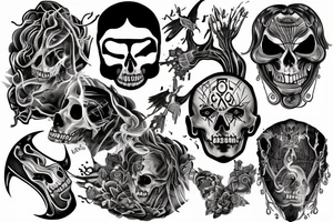 xo logo showing intense internal pain tattoo idea
