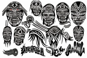 America, Christian, JC tattoo idea