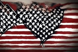 American flag with a cross, and the term JC tattoo idea
