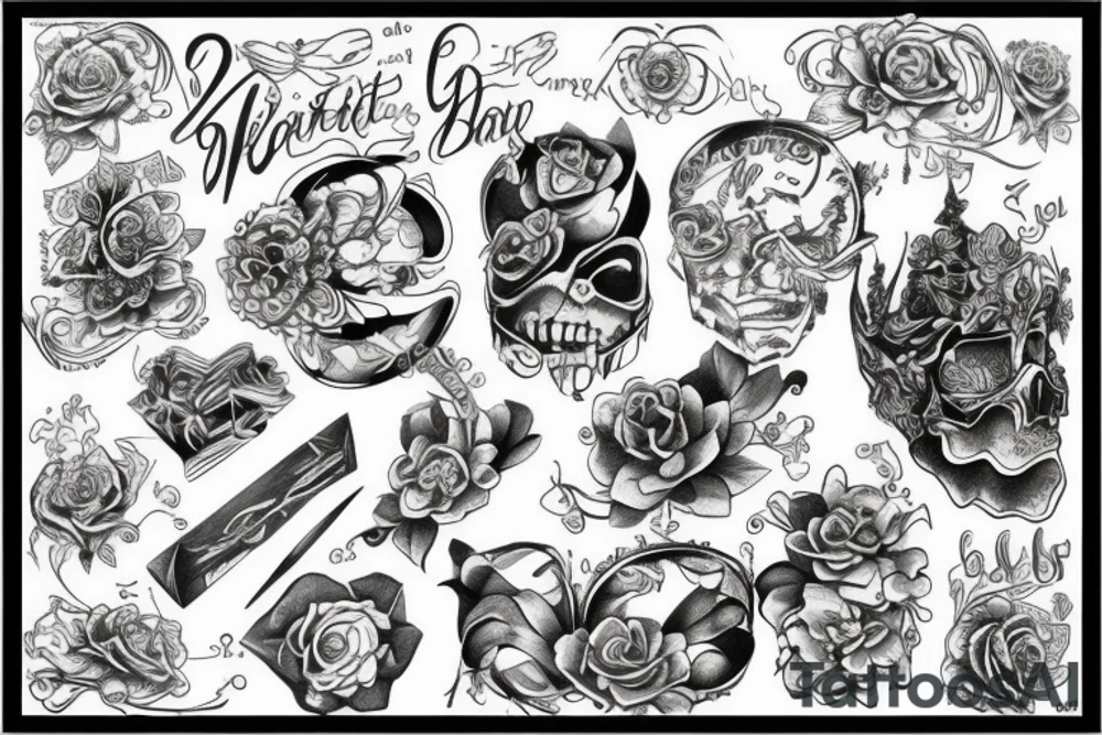 beautiful box tattoo idea