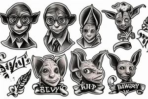 Dobby Harry potter tattoo idea
