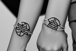 Bracelet with adinkra symbol owo foro adobe tattoo idea