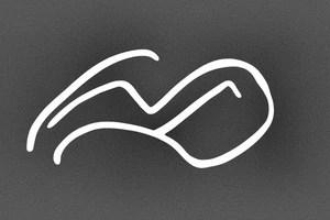 Question mark with lines above tattoo idea