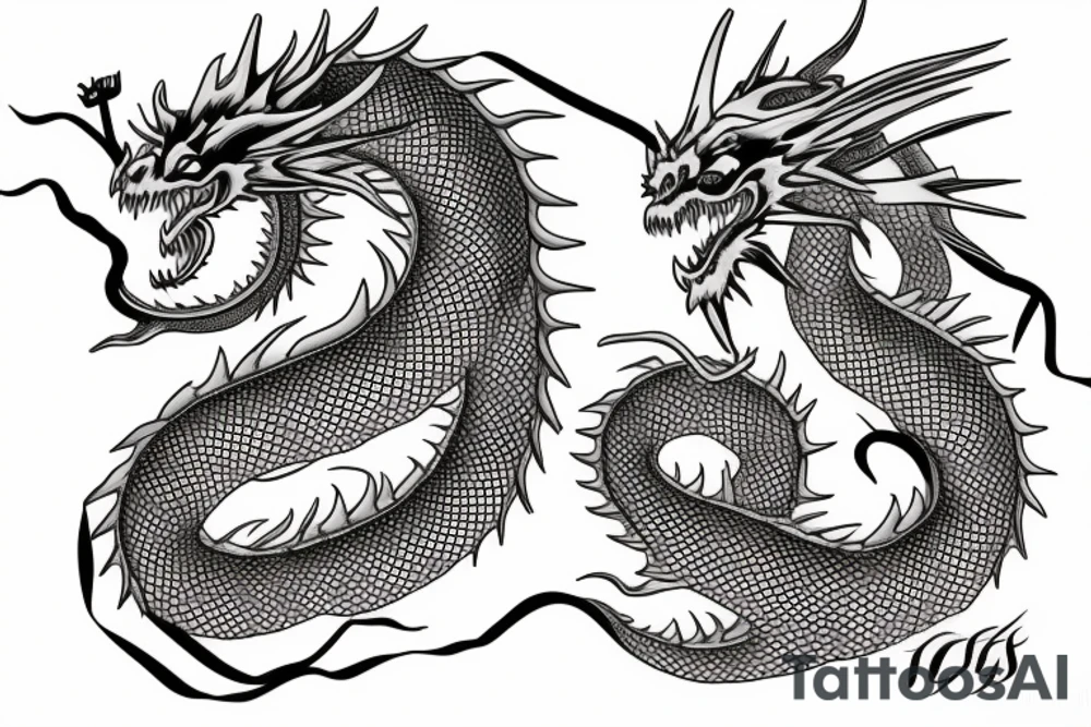 JAPANES DRAGON tattoo idea