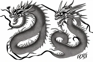 JAPANES DRAGON tattoo idea