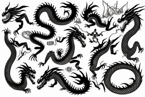 JAPANES DRAGON tattoo idea