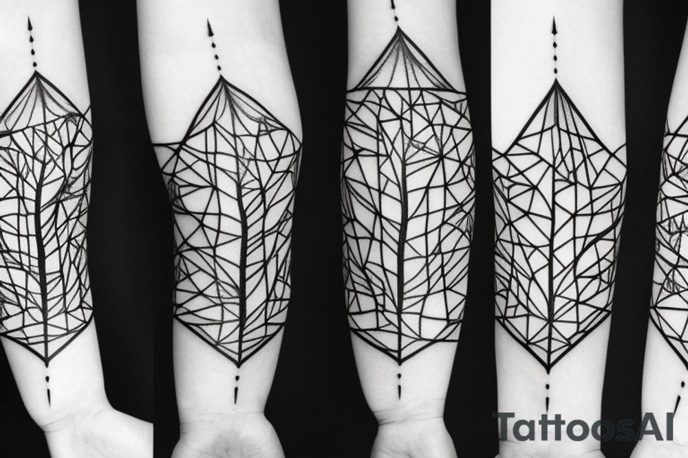 Redwood tree for forearm tattoo idea