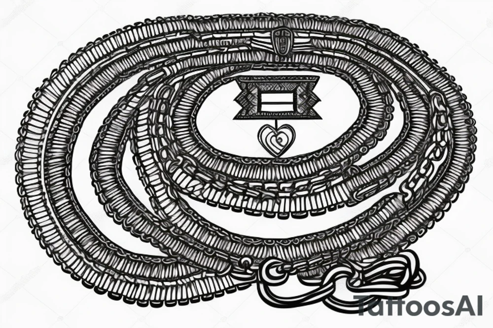 Chain, Egypt tattoo idea