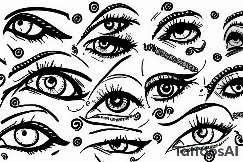 Greece, eye tattoo idea