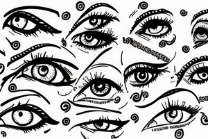 Greece, eye tattoo idea