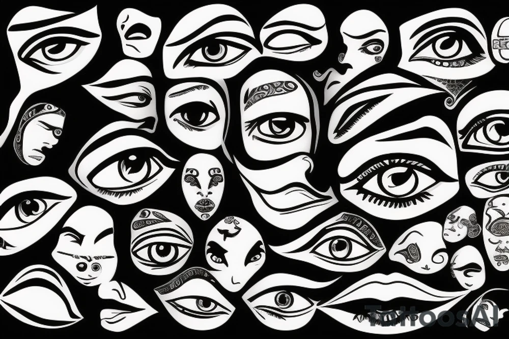 Greece, eye tattoo idea