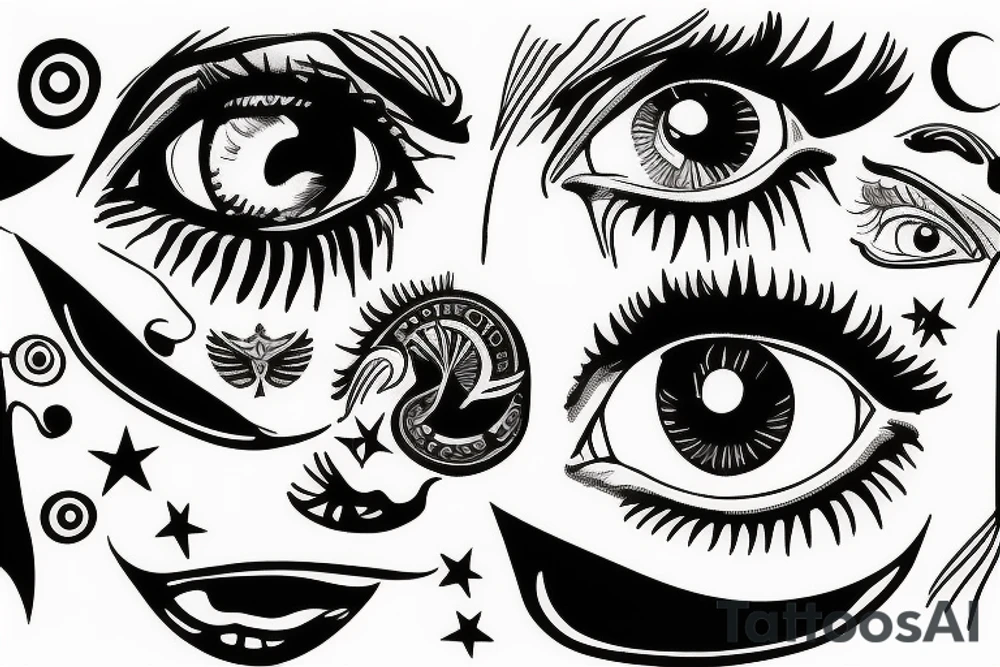 Greece, eye tattoo idea