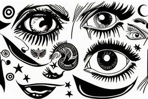 Greece, eye tattoo idea