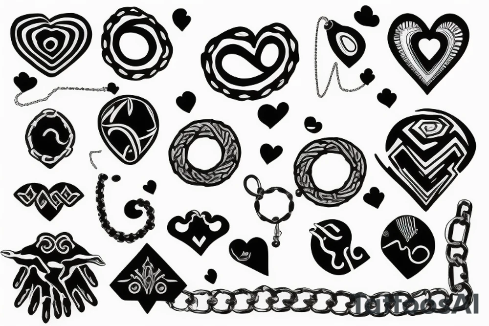 Chain tattoo idea