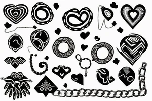 Chain tattoo idea