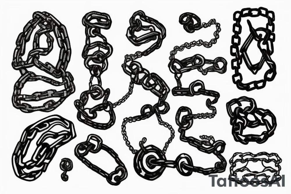 Chain tattoo idea