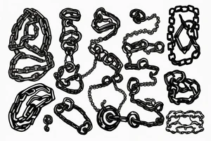 Chain tattoo idea