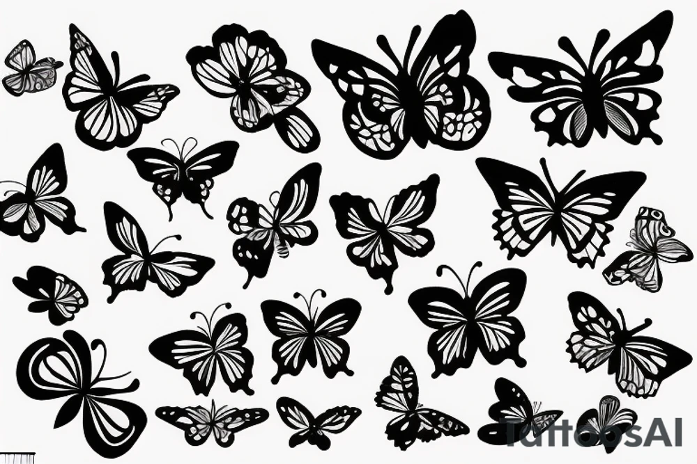Butterfly with ink stains make it look like the ink is still dripping very abstract tattoo idea