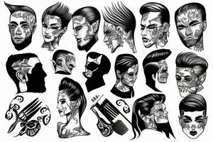 Barber tattoo idea