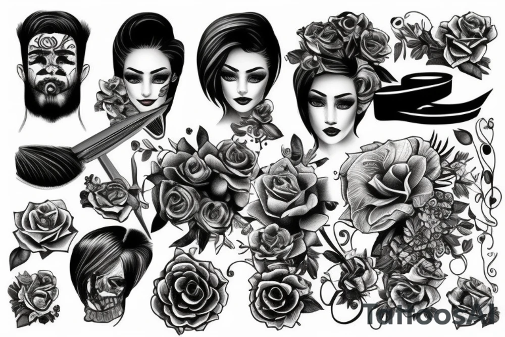 Barber tattoo idea
