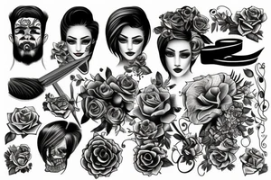 Barber tattoo idea