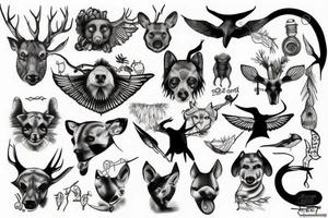 wildlife veterinarian tattoo idea