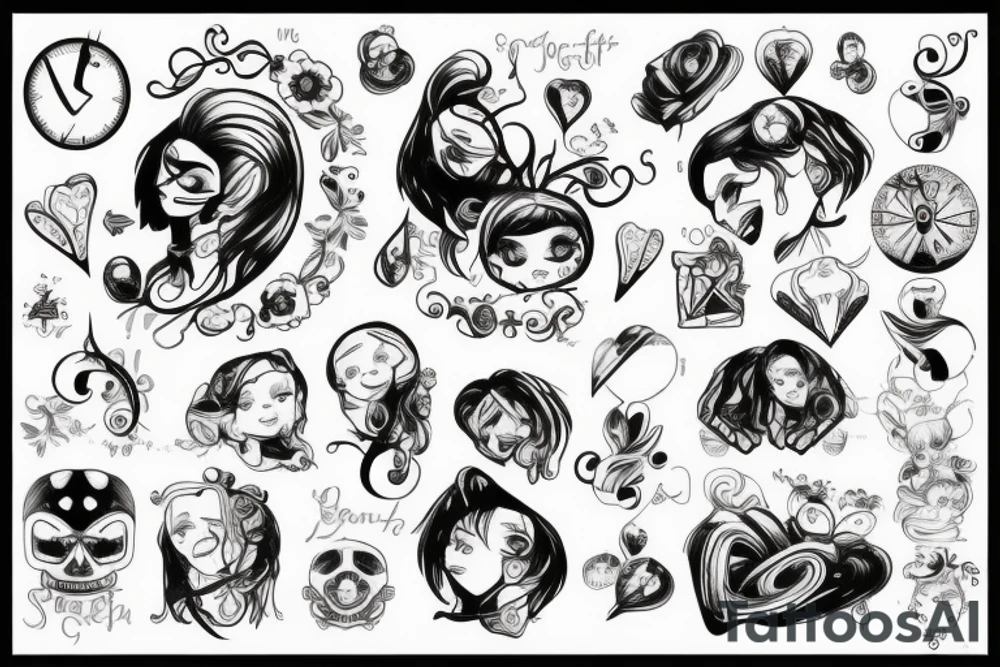 Uśmiechnięta emotka z plastrem tattoo idea