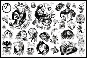 Uśmiechnięta emotka z plastrem tattoo idea