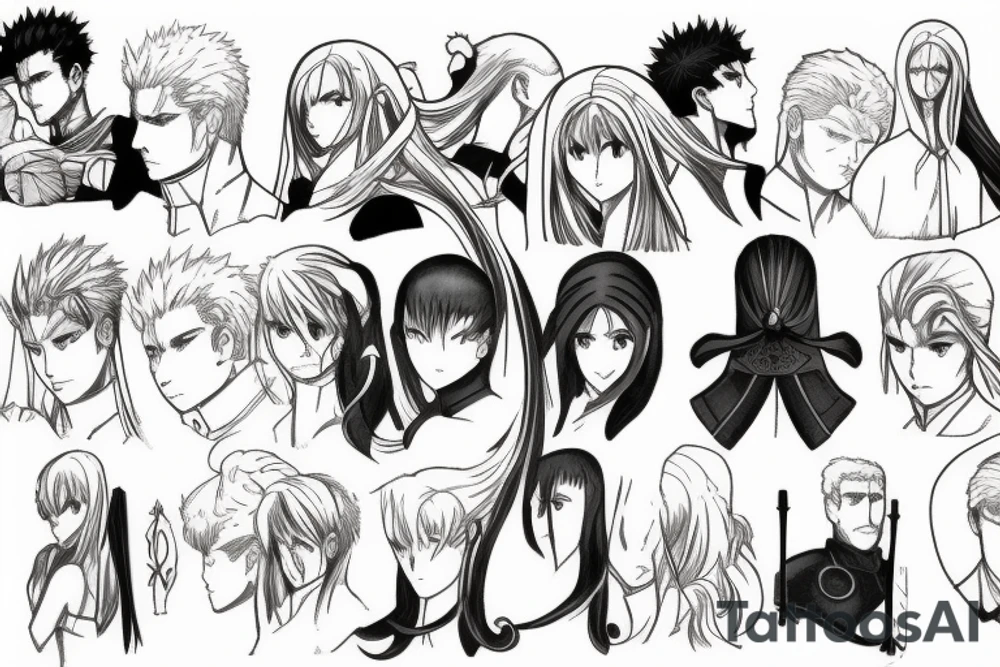 Fate Stay Night tattoo idea