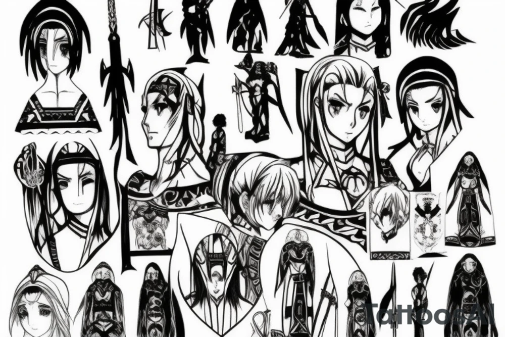 Fate Stay Night tattoo idea