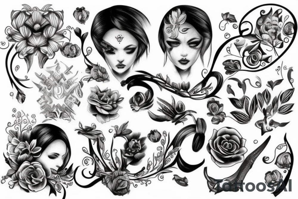 dziungliu sniuras tattoo idea