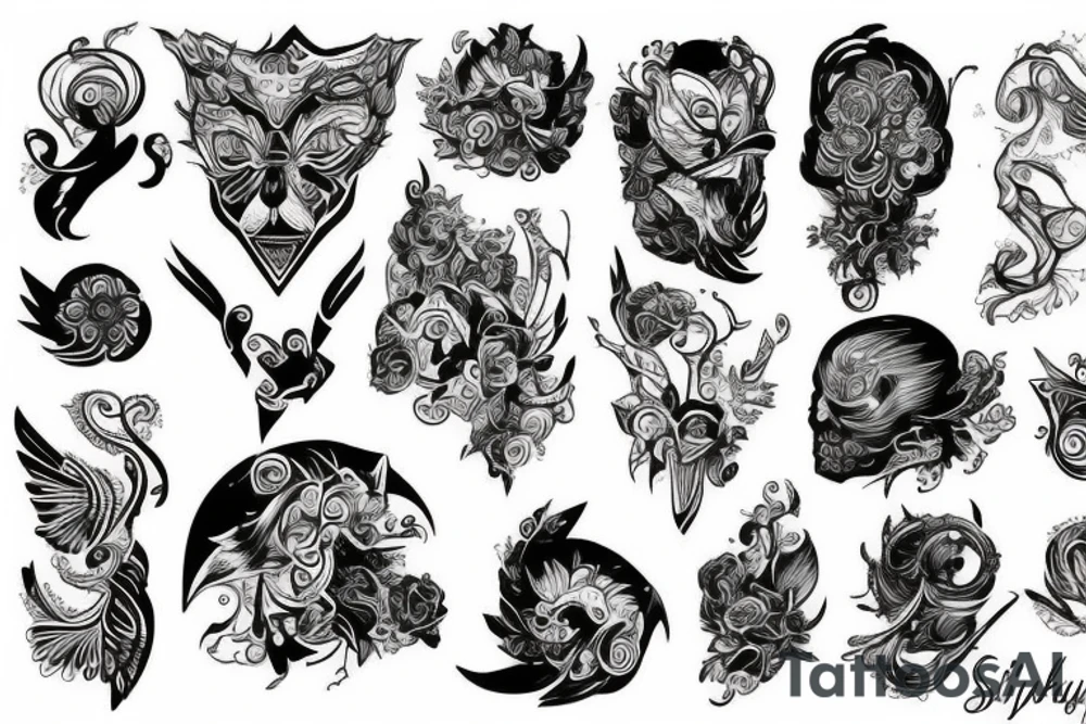 dziungliu sniuras tattoo idea