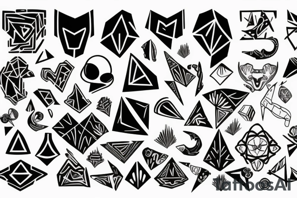 Good and bad in life tattoo idea