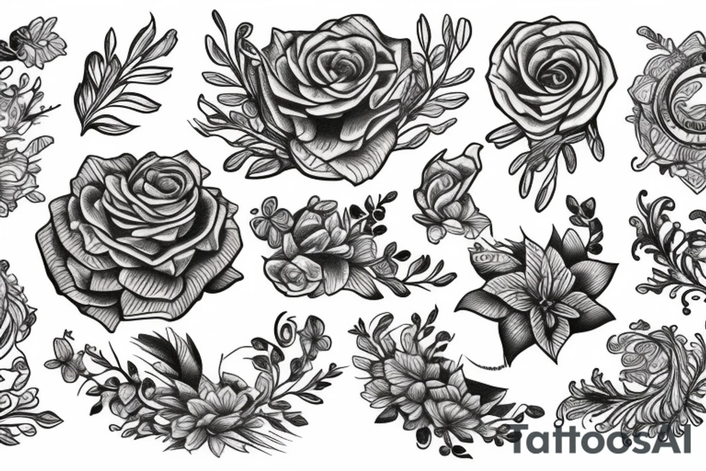 abundance tattoo in cursive tattoo idea
