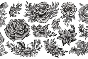 abundance tattoo in cursive tattoo idea