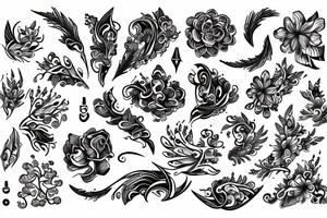 abundance tattoo in cursive tattoo idea