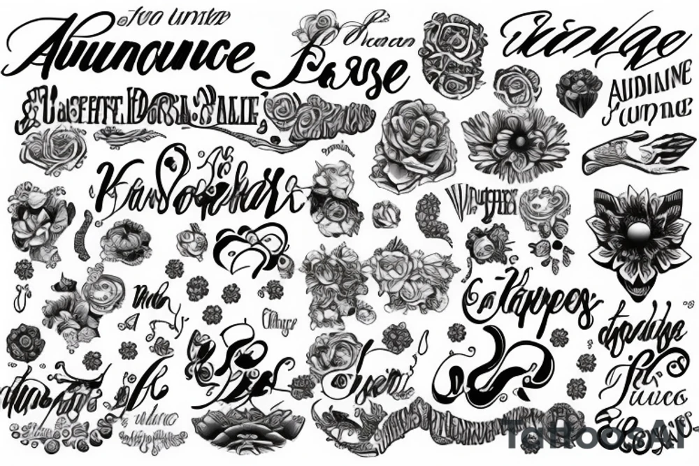 abundance tattoo idea