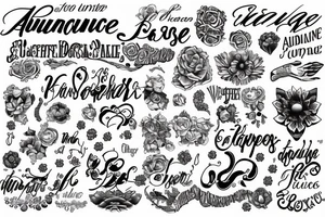 abundance tattoo idea