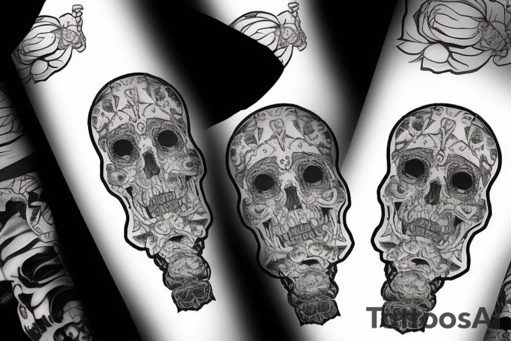Santa Muerte tattoo tattoo idea
