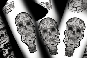 Santa Muerte tattoo tattoo idea