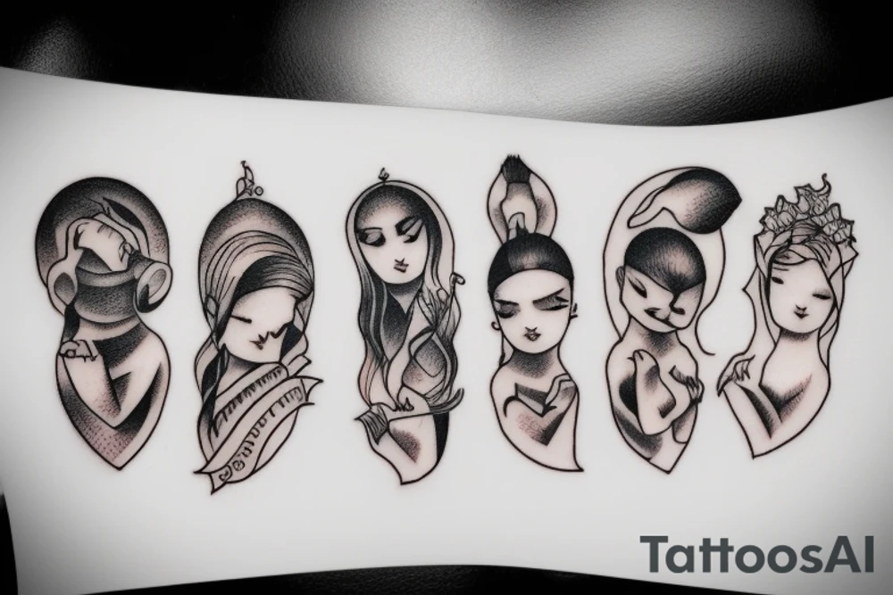 Three sibling tattoo tattoo idea