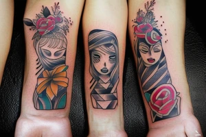 Three sibling tattoo tattoo idea