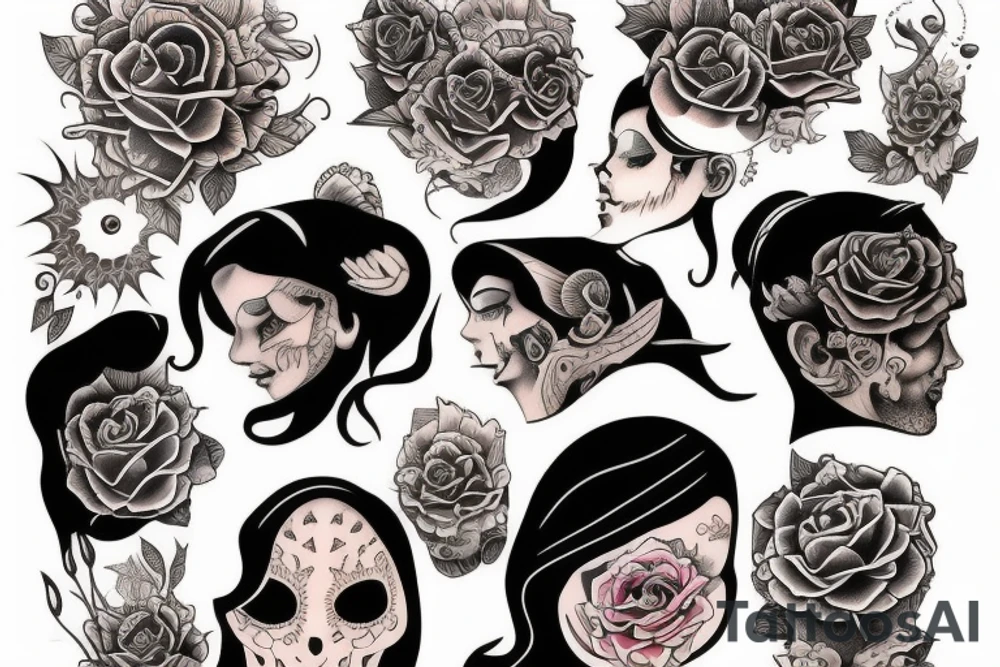 Three sibling tattoo tattoo idea