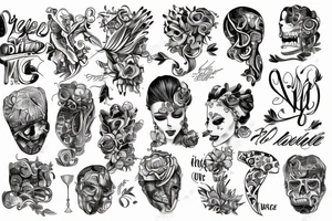 Życie tattoo idea