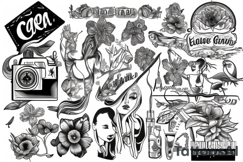 Island girl tattoo idea