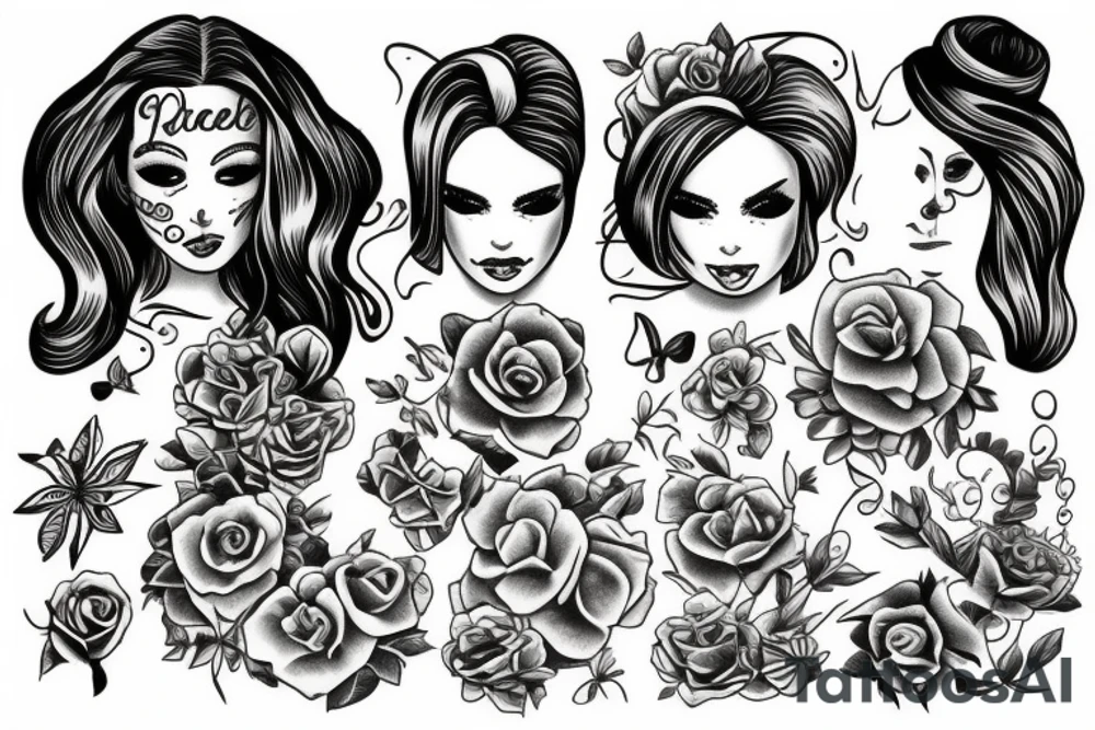 Island girl tattoo idea