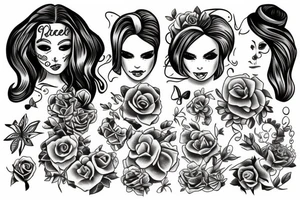 Island girl tattoo idea