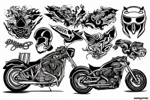 motorcycle tattoos tattoo idea