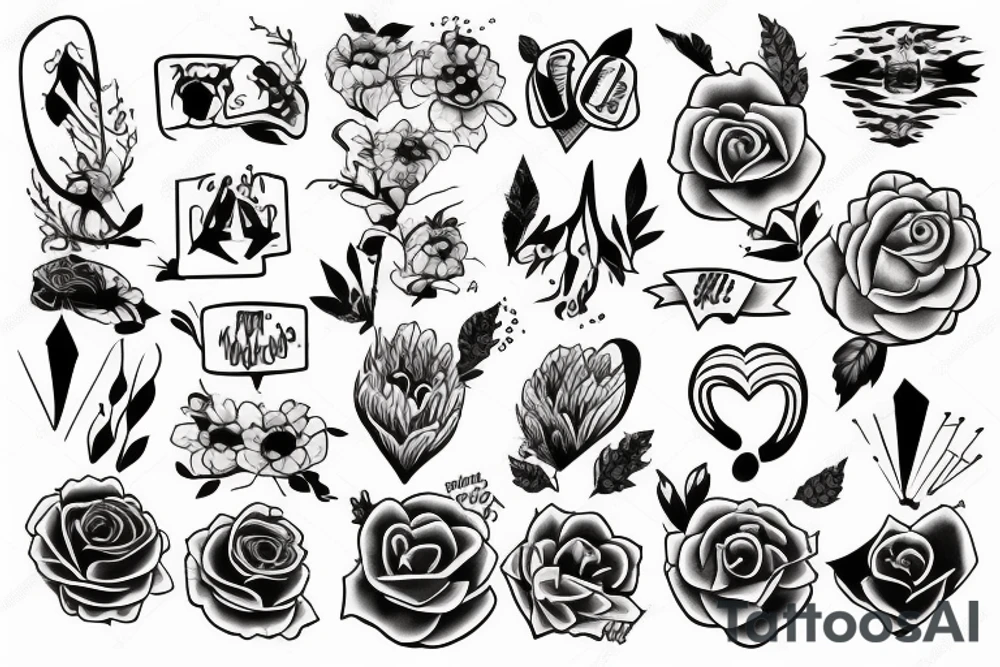 Struggle with depression tattoo idea